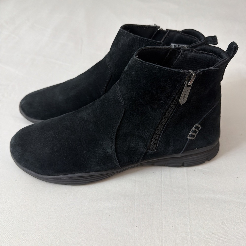 Skechers Women's Seager Bobble Chukka Bootie Boot Air Cooled Memory‎ Foam 9.5